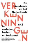 Verkenningen 2: ‘De Academie en het Nederlands in verleden, heden en toekomst’